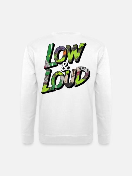 Low & Loud Street Car Tuning Style - Unisex Pullover - Weiß