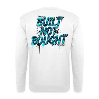 Camouflage fabriqué et non acheté style tuner de voiture - Sweat-shirt Unisexe - blanc - Dos