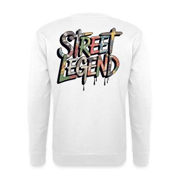 T-shirt autocollant style graffiti style Street Legend JDM - Sweat-shirt Unisexe - blanc - Dos