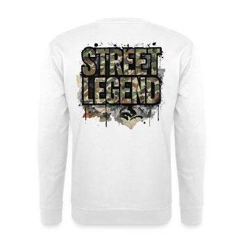 Motif camouflage de légende de la rue pour les fans et les hommes de JDM - Sweat-shirt Unisexe - blanc - Dos