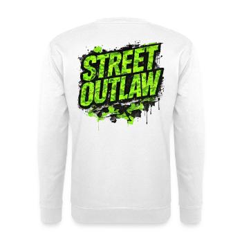 Street Outlaw Camo Tuning Geschenk für Autofans - Unisex Pullover - Weiß - Hinten