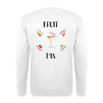 Mélange de fruits - Sweat-shirt Unisexe - blanc - Dos