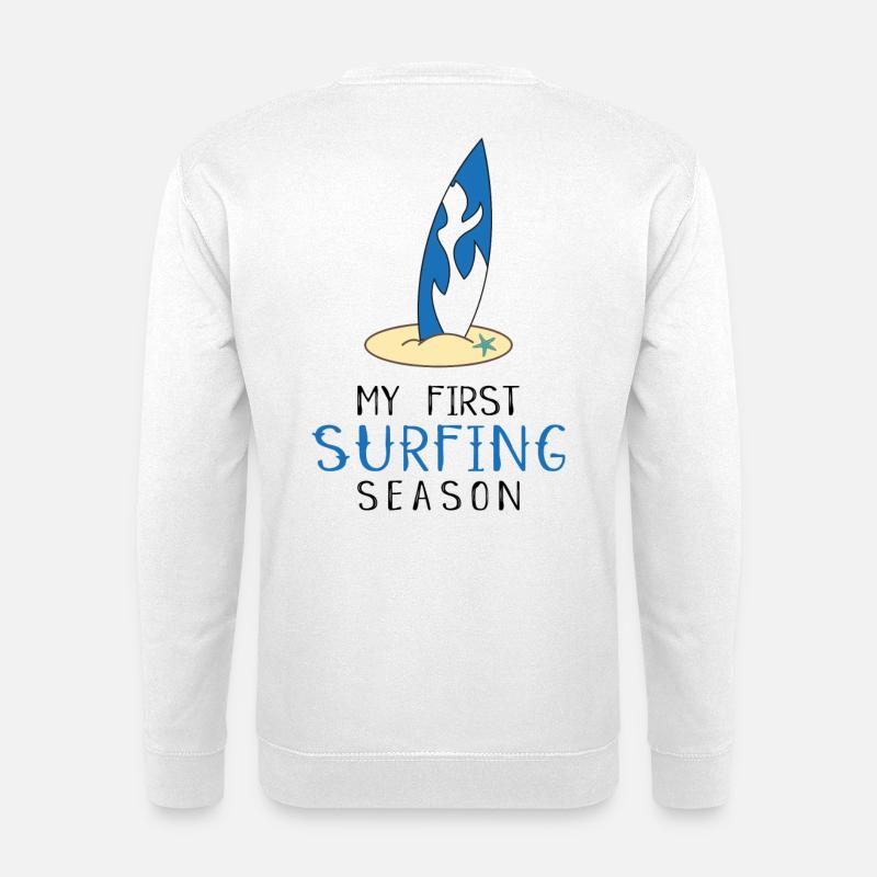 Surfer - Unisex Pullover - Weiß