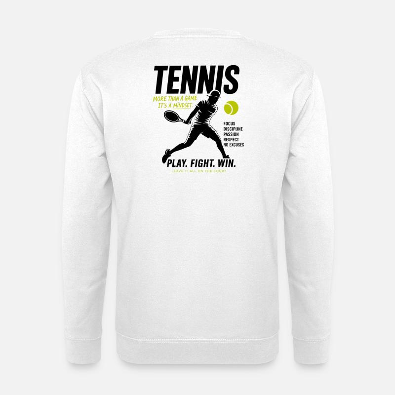 Tennis Mindset - Unisex Sweatshirt - white