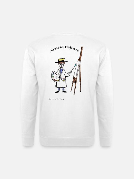 ARTISTE PEINTRE CREATION Louis RUNEMBERG © Adagp - Sweat-shirt Unisexe - blanc