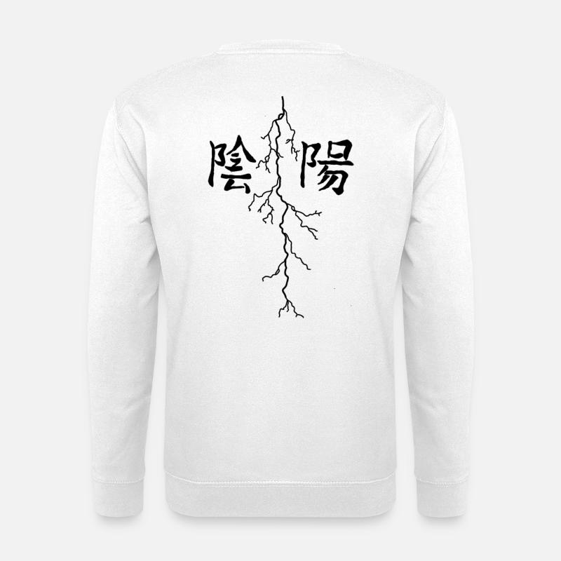 Lightning design - Unisex Pullover - Weiß