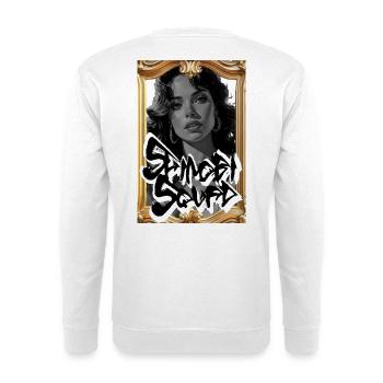Samoan Soul Graffiti Portrait - Unisex Sweatshirt - white - Back
