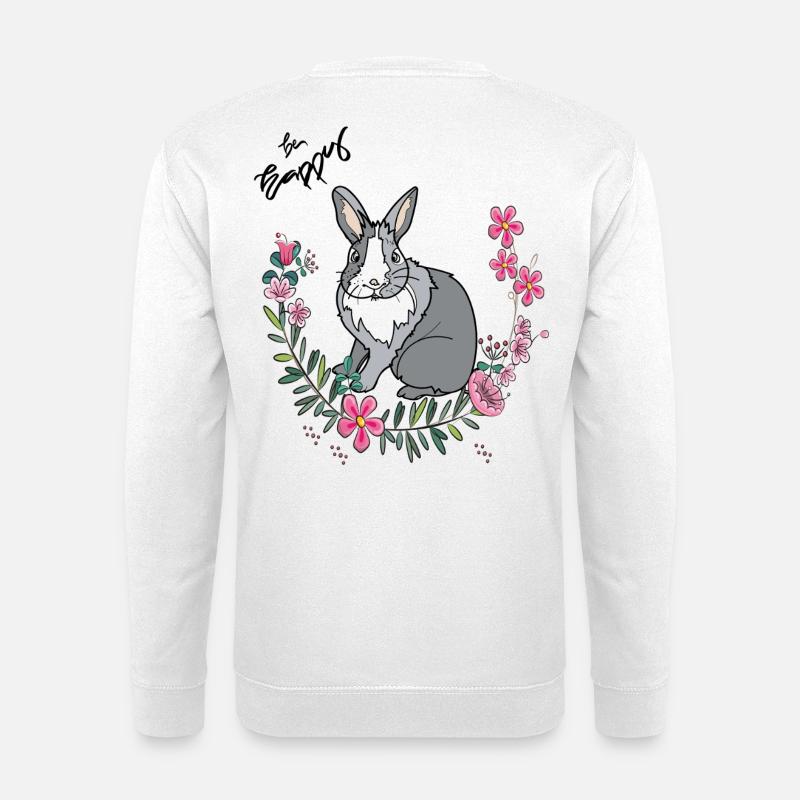 Be Happy Easter - Unisex Sweatshirt - white