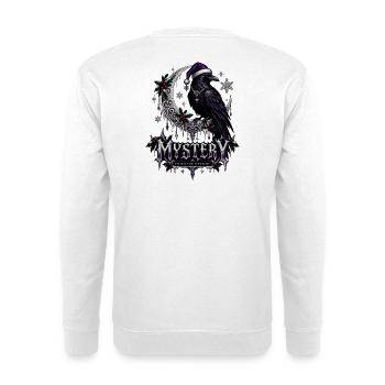 Geheimnisvoller Mondsichel - Unisex Pullover - Weiß - Hinten - Michal (187cm)
