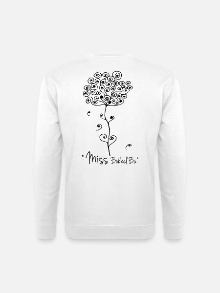 Miss Bobbel Bu - The original heavenlygoods - Unisex Sweatshirt - white