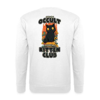 Unholy Halloween Kitten Club - Unisex Pullover - Weiß - Hinten