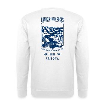 Canyon Arizona Blue - Sweat-shirt Unisexe - blanc - Dos
