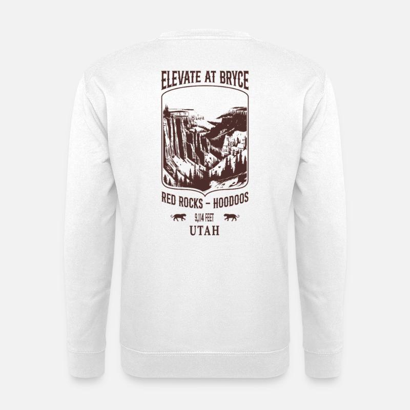Elevate bei Bryce - Unisex Pullover - Weiß