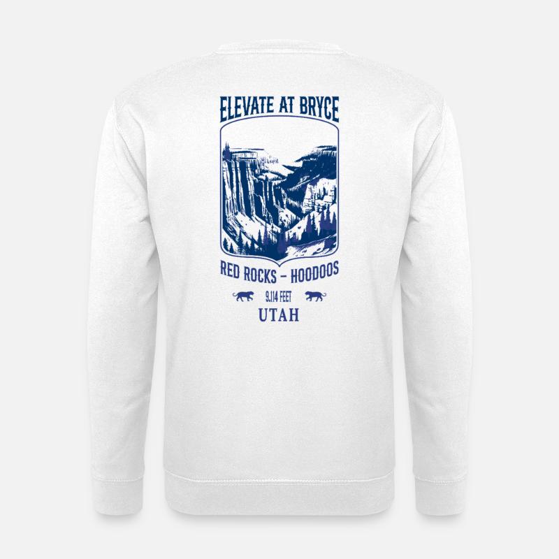 Elevate at Bryce - Navy - Unisex Sweatshirt - white