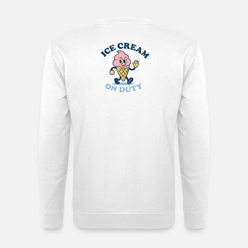 Eis im Dienst - Unisex Pullover - Weiß