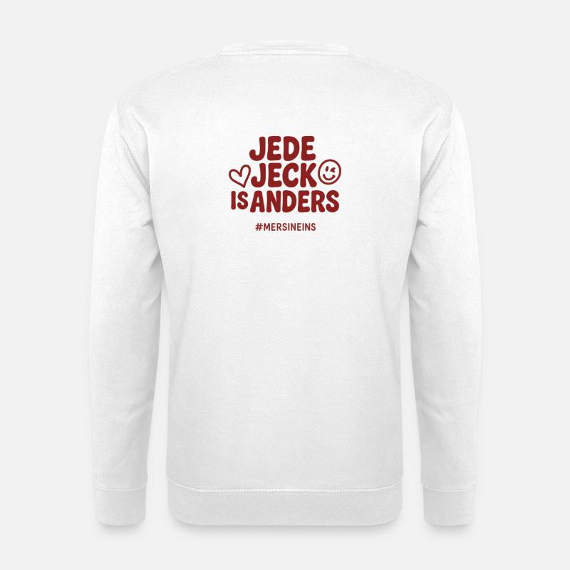 Jede Jeck is anders - Kölner Hingucker - Unisex Pullover - Weiß