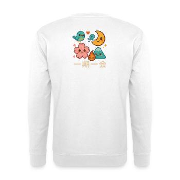 Collection de motifs Kawaii一期一会 - Sweat-shirt Unisexe - blanc - Dos