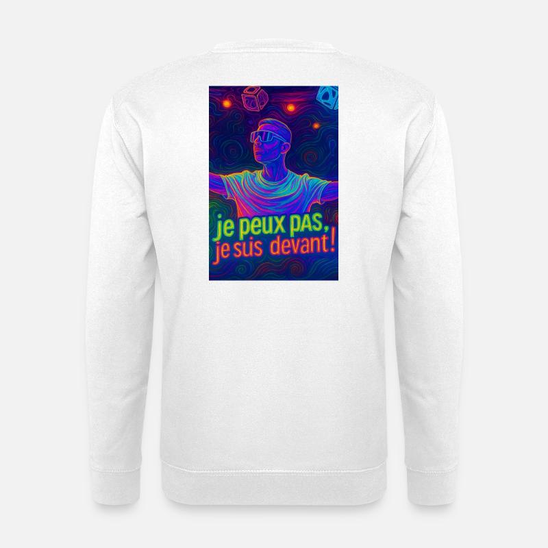 techno - Unisex Sweatshirt - white