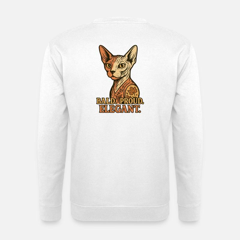 Sphynx Cat - Unisex Pullover - Weiß
