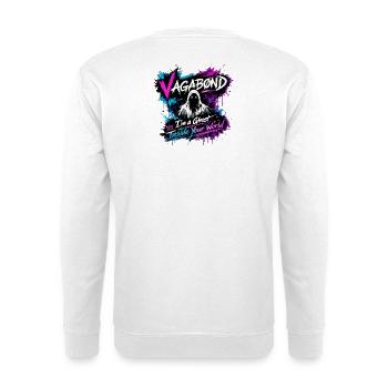 Graffiti de fantôme vagabond - Sweat-shirt Unisexe - blanc - Dos