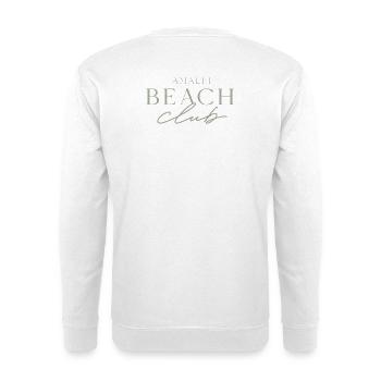 Amalfi Beach Club Logo - Sweat-shirt Unisexe - blanc - Dos