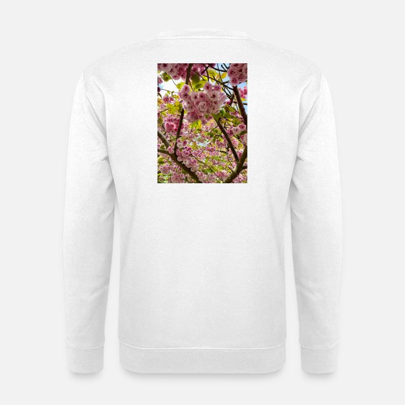 Cherry blossom magic in spring - Unisex Sweatshirt - white