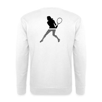 tennis_2 - Sweat-shirt Unisexe - blanc - Dos