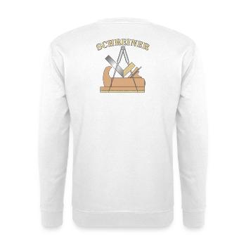 Die Schreiner Zunft - Unisex Pullover - Weiß - Hinten