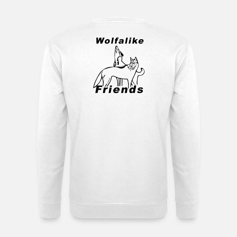 Wolfalike Logo - Unisex Pullover - Weiß