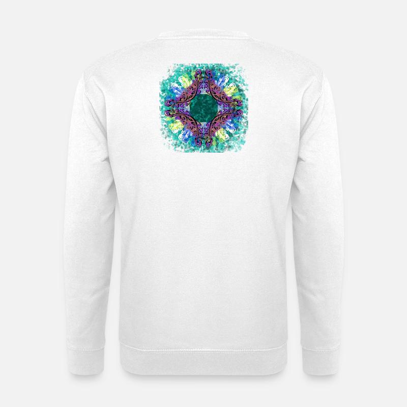 Modern Mandala 1 - Unisex Sweatshirt - white