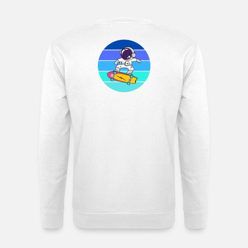 Astronaut, Weltraum, Kosmonaut - Unisex Pullover - Weiß