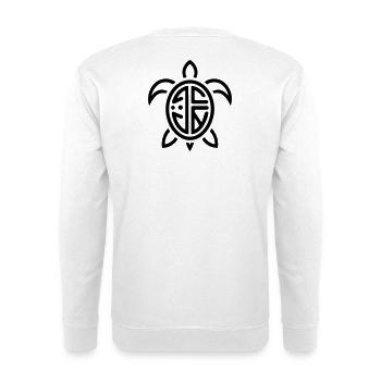 Illustration Silhouette Blooming Nature - Unisex Sweatshirt - white - Back