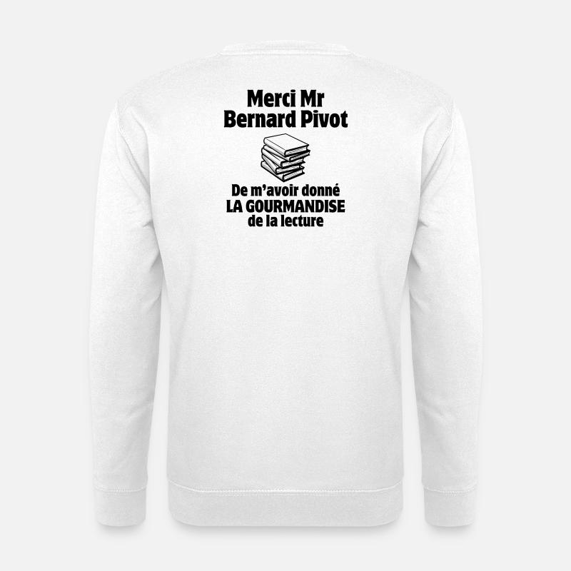 Lesen, Diktieren, Rechtschreibung - Unisex Pullover - Weiß