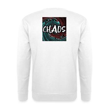 CHAOS - Unisex Pullover - Weiß - Hinten