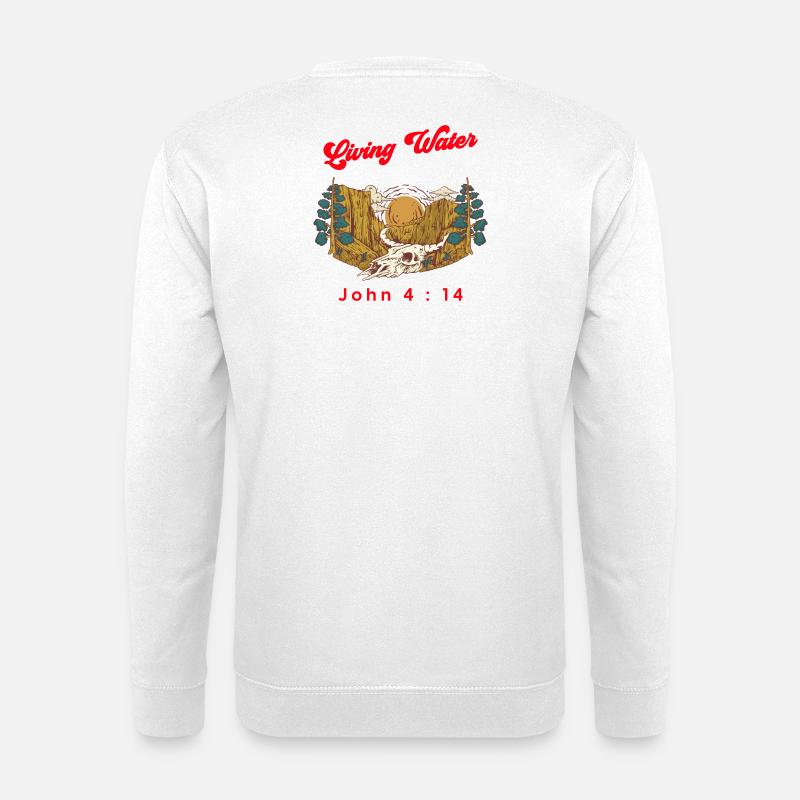 Sunset in Wilderness - Unisex Sweatshirt - white