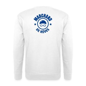 Schwimmen, Schwimmen, Schwimmen - Unisex Pullover - Weiß - Hinten