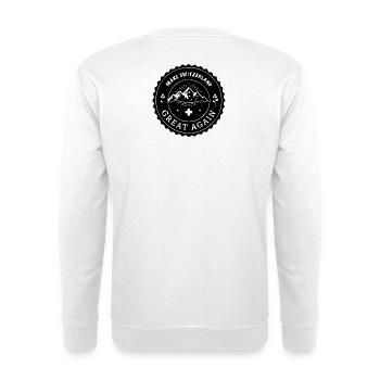 MAKE SWITZERLAND GREAT AGAIN Emblem - Unisex Pullover - Weiß - Hinten