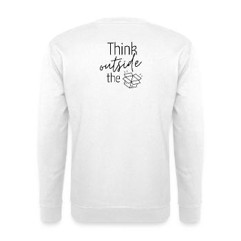 Ideenkiste - Think outside ... - Unisex Pullover - Weiß - Hinten