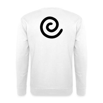 Spiral Symbol Sign Vortex Gift - Unisex Sweatshirt - white - Back