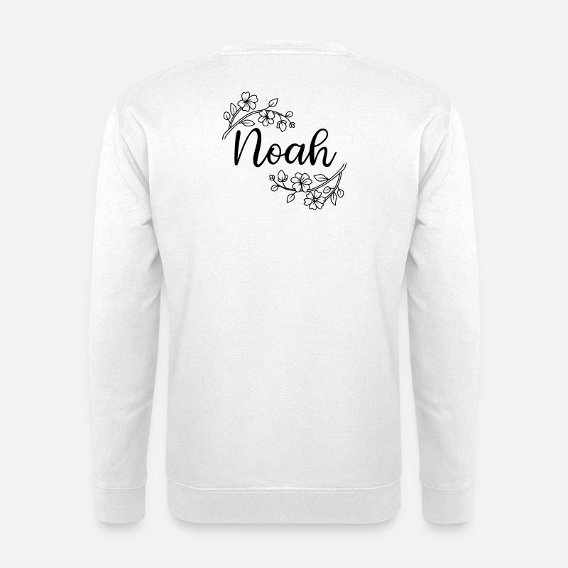 Noah | name of name | Vectorgraphic ! - Unisex Pullover - Weiß