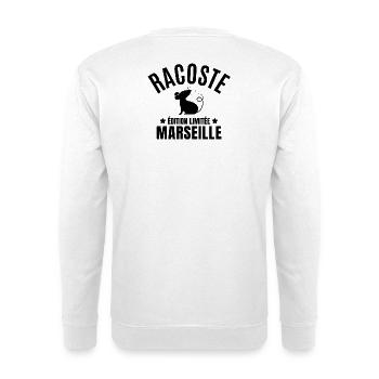 Marseille, Marseille humour, Marseillais - Unisex Sweatshirt - white - Back