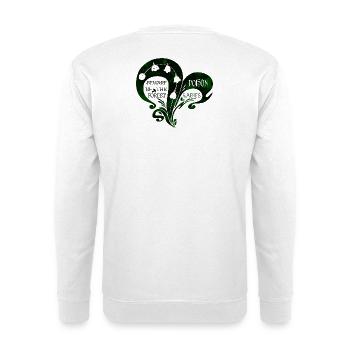 Beauté toxique des bois – Muguet-de-vallée vintage - Sweat-shirt Unisexe - blanc - Dos