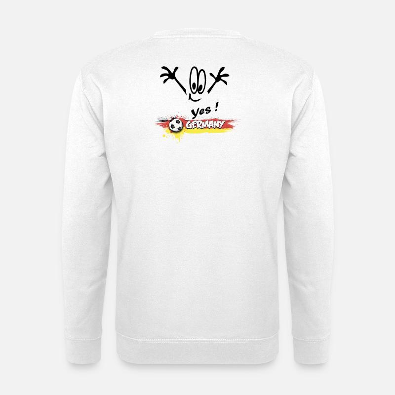Fußball Germany Deutschland - Unisex Pullover - Weiß