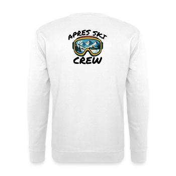 Apres Ski Crew Skibrille Party Style - Unisex Pullover - Weiß - Hinten