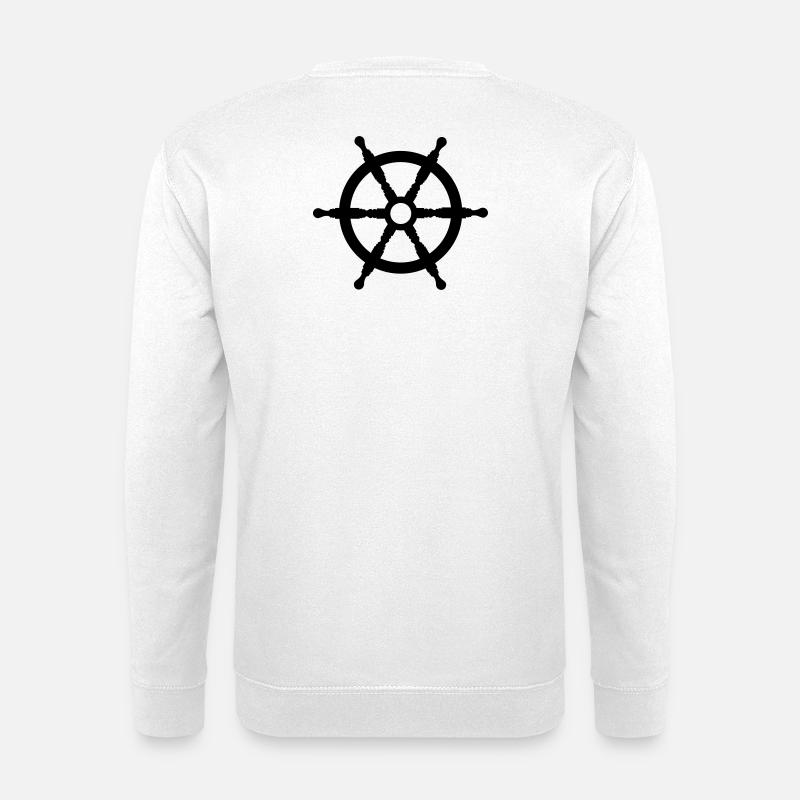 Segelboot - Unisex Pullover - Weiß