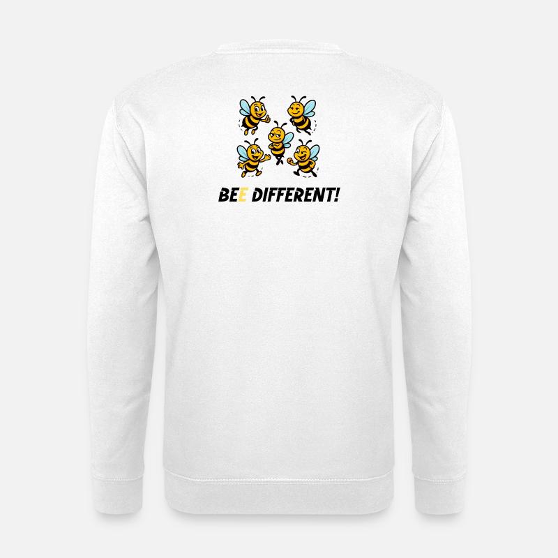 BEE DIFFERENT! - Unisex Pullover - Weiß
