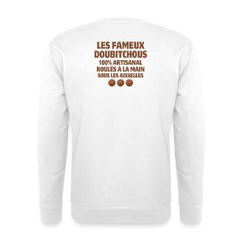 Noël joyeux Noël joyeuses fêtes - Sweat-shirt Unisexe - blanc - Dos