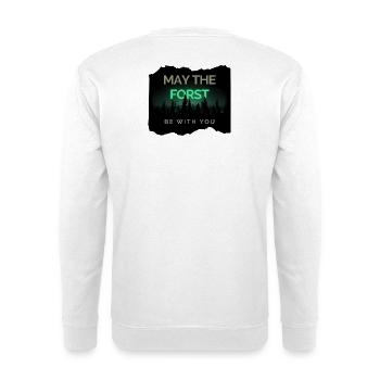 May the Forst be with you! - Unisex Sweatshirt - white - Back