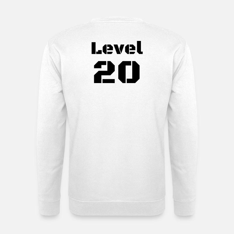 Level 20 - Unisex Pullover - Weiß