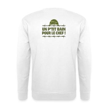 septième compagnie, 7ème compagnie, Pitivier - Sweat-shirt Unisexe - blanc - Dos